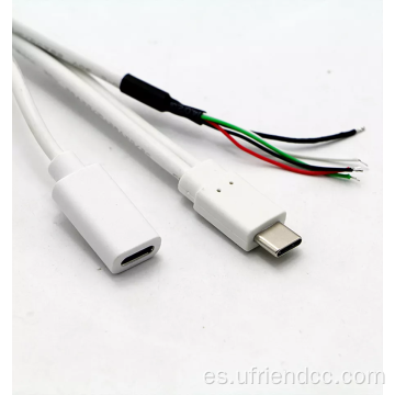 OEM/ODM Cable de extensión USB C macho a hembra